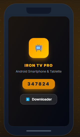 IRON IPTV - Installer IRON TV avec Downloader sur Firestick